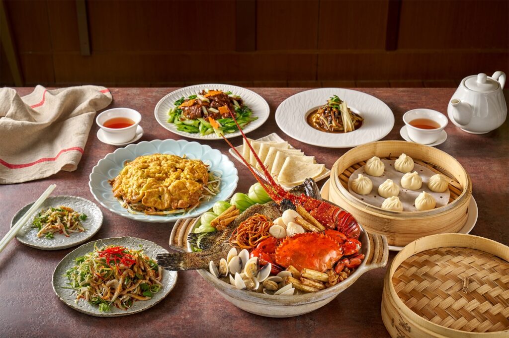 粵亮廣式料理復刻重現六福皇宮當年的招牌料理。（六福旅遊集團提供）